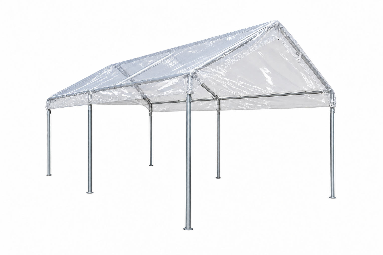 Regular Tent with Clear Tarp by AJ's Party Rentals